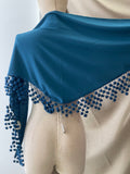 MANTONCILLO MADRONO LIZO AZUL PETROLEO MANT2799 - FELIZ SHOPPING 