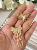 peineta broche mariposa pequeno bro399 - FELIZ SHOPPING 