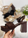 Sandalias de Tacón Ancho con Plataforma-Cómodas y Elegantes 6508