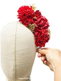Corona de Flore Flamenca para nina Hecha a Mano con Flores de Tela TK-26-f14 - FELIZ SHOPPING 