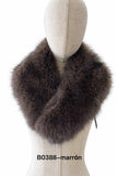 Cuello de pelo sintética con clip interior bu1499 TK25 - FELIZ SHOPPING 
