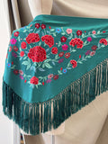 MANTONCILLO BORDADO CLAVER VERDE 270061