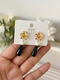 Pendientes artesanales de cuentas de colores – Diseño exclusivo zpen899