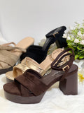 Sandalias de Tacón Ancho con Plataforma-Cómodas y Elegantes 6508