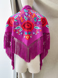 Mantón bordado con flecos para flamencos 270053 - FELIZ SHOPPING 