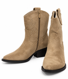 Botines Cowboy de Mujer con Tachuelas – Punta Fina y Tacón Cómodo SV003