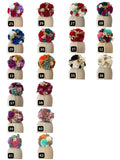Ramillete de Flores Flamenca Hecha a Mano con Flores de Tela TK-26-f16 - FELIZ SHOPPING 