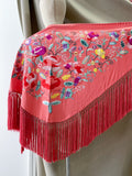 LM270039 MANTONCILLO BORDADO FLORE CORAL 23 MANT6999 - FELIZ SHOPPING 