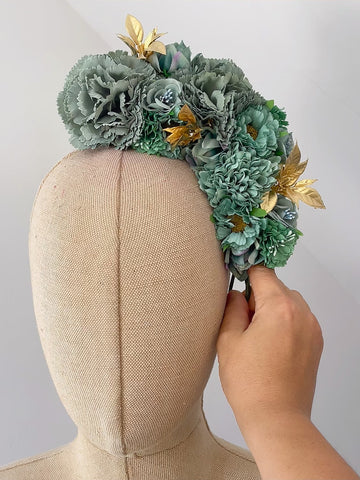 CORONA DE FLAMENCAS LARGA 22CM ANCHO 9CM FLO1699