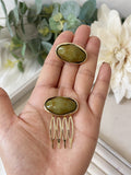 BROCHE Y PEINETA DOLOR BRO599 - FELIZ SHOPPING 