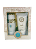 KYRA pack regalo mujer Christmas ELIJE LA FRAGANCIA INSPIRADA EN ROSA - bianco latte - 1 set perfume 100ml + crema corporal 150 ml