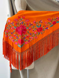 LA-MOD13 MANTONCILLO BORDADO ACAPULCO NARANJA MANT6999
