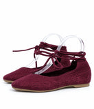 Bailarinas de crochet estilo bohemio con cordones N5810 n5830 - FELIZ SHOPPING 
