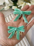 Broche Peine para el Cabello con Lazo de Terciopelo (Varios Colores) Tk-26-bro399