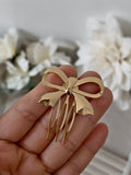 PEINETA Y BROCHE ORO FLAMENCA LAZO BRO599 - FELIZ SHOPPING 