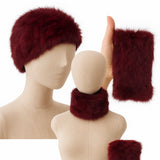Cuello de pelo 2 en 1 -Cuello y Gorro en Uno bu1499