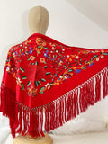 LB0367 MANTONCILLO BORDADE ROJO MANT8999