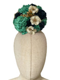 Ramillete de Flores Flamenca Hecha a Mano con Flores de Tela TK-26-f16 - FELIZ SHOPPING 