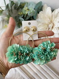 Conjunto Flamenco de Flores – Pendientes y Peineta TK-26-p - FELIZ SHOPPING 