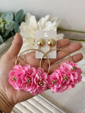 Conjunto Flamenco de Flores – Pendientes y Peineta - FELIZ SHOPPING 