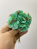 FL RAMILLETES 6U CADA FLORE 4CM DIÁMETRO FLO300 - FELIZ SHOPPING 