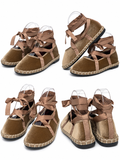Bailarinas de Mujer con Cintas – Zapatos Planos Cómodos y Ligeros 8529