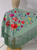 LM270039 MANTONCILLO BORDADO FLAMENCO VERDE AGUA 3 - FELIZ SHOPPING 