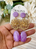 PENDIENTE FLAMENCO CON PIRDRA NATURAL PEN999 - FELIZ SHOPPING 