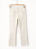 Jeans cropped de tiro alto y pierna acampanada-Varios colores 3873