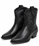Botines Cowboy de Mujer con Tachuelas – Punta Fina y Tacón Cómodo SV003