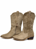Botas cowboy de caña media estilo western K5050