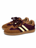 Zapatillas Retro Unisex de Ante -Cómodas, Casual y Antideslizantes B660 - FELIZ SHOPPING 
