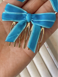 Broche Peine para el Cabello con Lazo de Terciopelo (Varios Colores) Tk-26-bro399