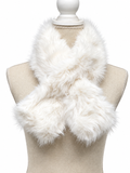 Bufanda de Pelo Sintético para Mujer – Suave, Cálida y Elegante – 94 × 13 cm 270063