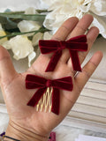 Broche Peine para el Cabello con Lazo de Terciopelo (Varios Colores) Tk-26-bro399