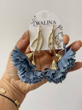 PENDIENTES FLAMENCASDE FLOR CLAVEL PEN1399
