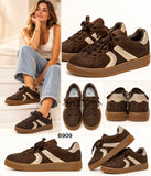 Zapatillas Deportivas de Mujer con Plataforma y Cordones – Estilo Retro Casual – CC217 b909