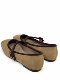 Bailarinas Mary Jane de Mujer – Zapatos Planos con Hebilla y Diseño Bicolor YR908