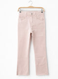 Jeans cropped de tiro alto y pierna acampanada-Varios colores 3873