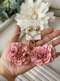 Conjunto Flamenco de Flores – Pendientes y Peineta - FELIZ SHOPPING 