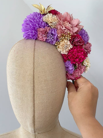 CORONA DE FLAMENCAS LARGA 22CM ANCHO 9CM FLO1699