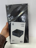 3 Caja de Almacenamiento Plegable de Tela Negra 33×33×15cm tk25