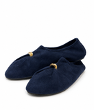 Bailarinas Mujer Elegantes con Adorno Dorado, Zapatos Planos Cómodos, Ligeros y Flexibles 6602b