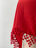 MANTONCILLO  MADRONO LIZO ROJO MANT2799 - FELIZ SHOPPING 