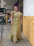 Traje bata conjunto con piquillo 19262