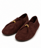 Bailarinas Mujer Elegantes con Adorno Dorado, Zapatos Planos Cómodos, Ligeros y Flexibles 6602b