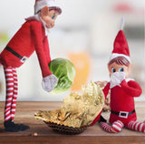 Elfo Navideño con Iman para el Hombro · Elf on a Shoulder · Muñeco Festivo Divertido