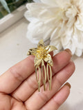 BROCHE Y PEINETA FLORE BRO699