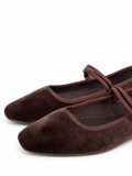 Bailarinas Mary Jane para Mujer -Punta Cuadrada -Suaves y Cómodas -Correa con Hebilla YR8895