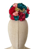 Ramillete de Flores Flamenca Hecha a Mano con Flores de Tela TK-26-f16 - FELIZ SHOPPING 